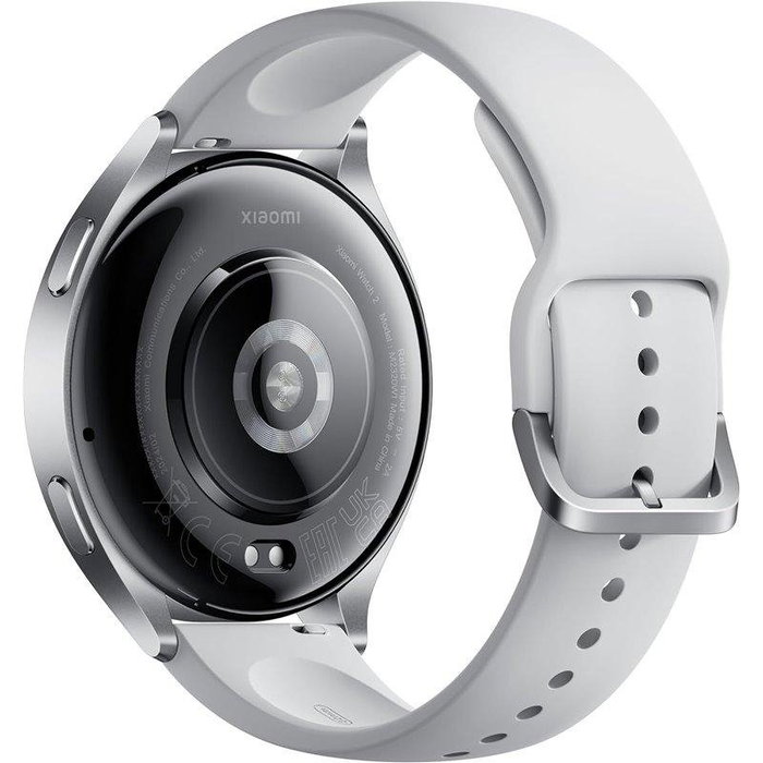 Xiaomi Watch 2 - Smartwatch con Google Wear OS, Pantalla AMOLED 1.43", GPS, Monitorización Frecuencia Cardíaca, 160+ Modos Deportivos, Resistente al Agua 5 ATM, Color Plata